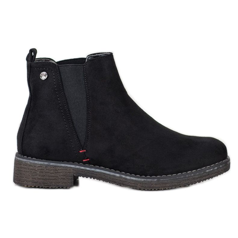 Super Me Suede Chelsea boots black