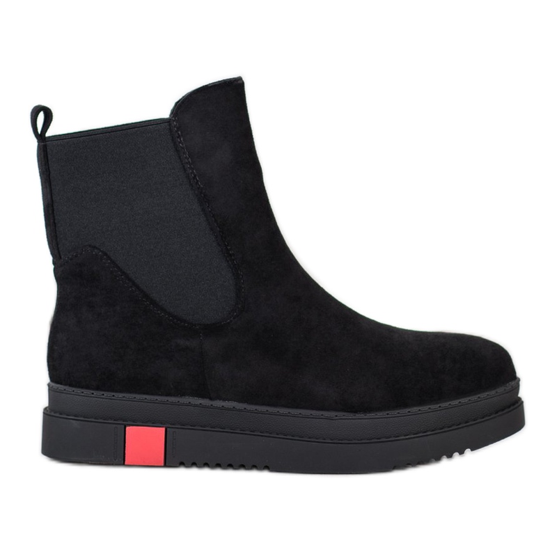 Gogo Slip-on Boots On The Platform black