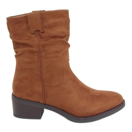 Camel 3345 Camel low-heeled boots brown