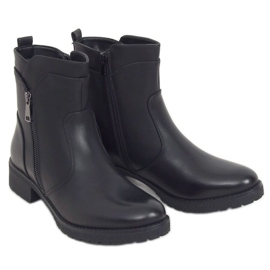 Black military boots 6920 Black
