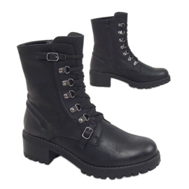 Black military boots 361 Black