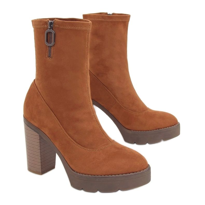 Camel 9513 Camel platform boots brown