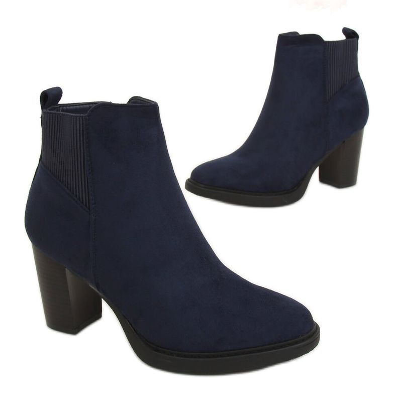 Navy blue boots 1155 D.BLUE
