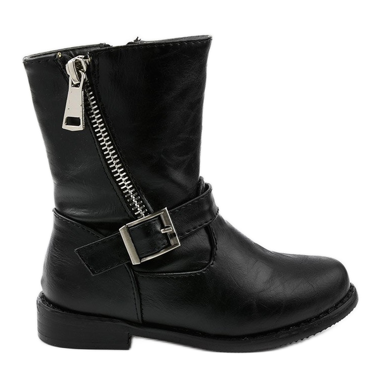 Children's black boots for girls Dlary