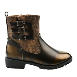 Brown children's girls' boots from Ykslet