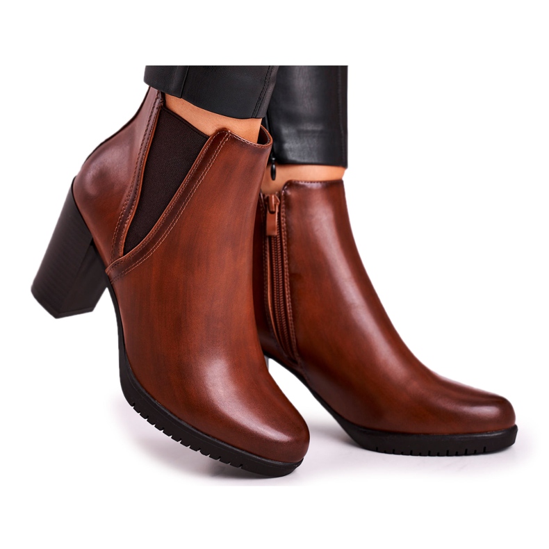 Warm Boots On A Heel Sergio Leone Brown BT311 Warm Boots On A Heel Sergio Leone Brown BT311