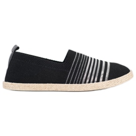 MCKEYLOR Slipony Espadrilles black
