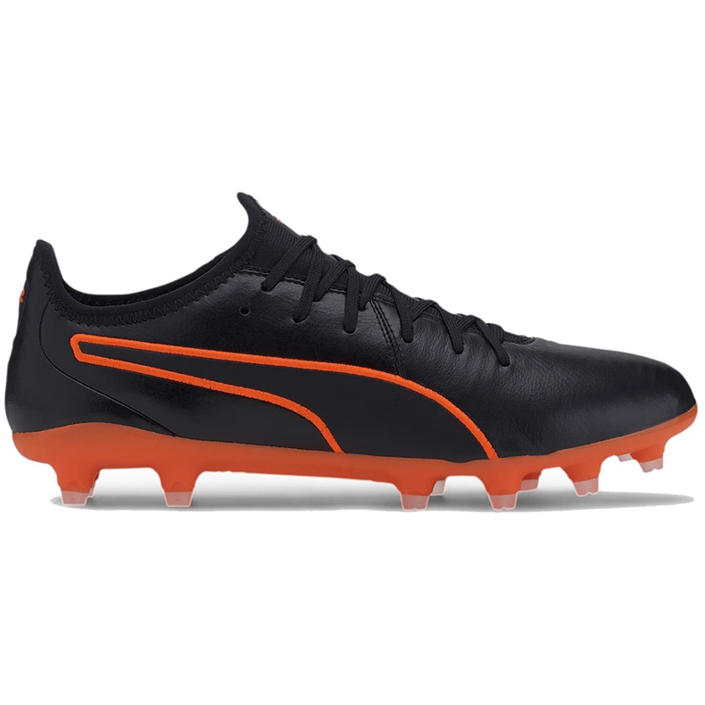 Puma King Pro Fg soccer shoes black-orange 105608 06 multicolored