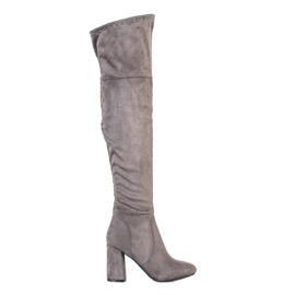 Balada Elegant Over The Knee Boots beige