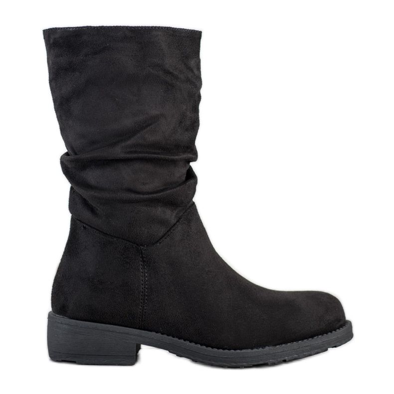 Lovery High Black Boots-Boots