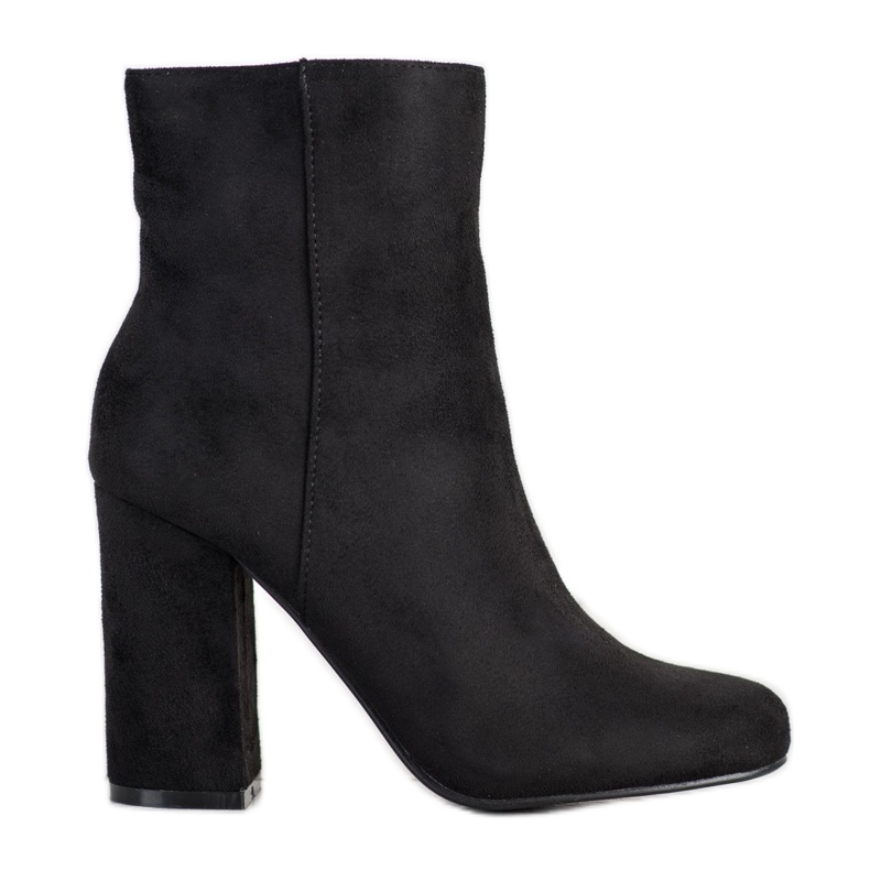 SHELOVET High suede boots black