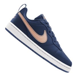 Nike Court Borough Low 2 (GS) Jr BQ5448-401 shoes beige navy