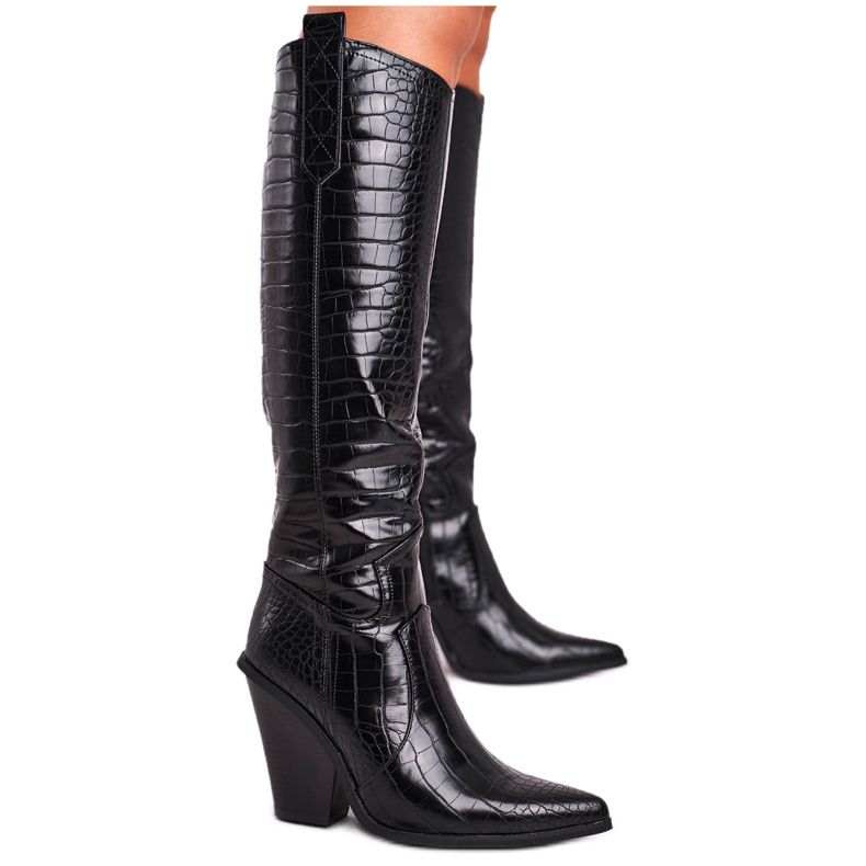 HAN Women's Boots On Heel Black Higher