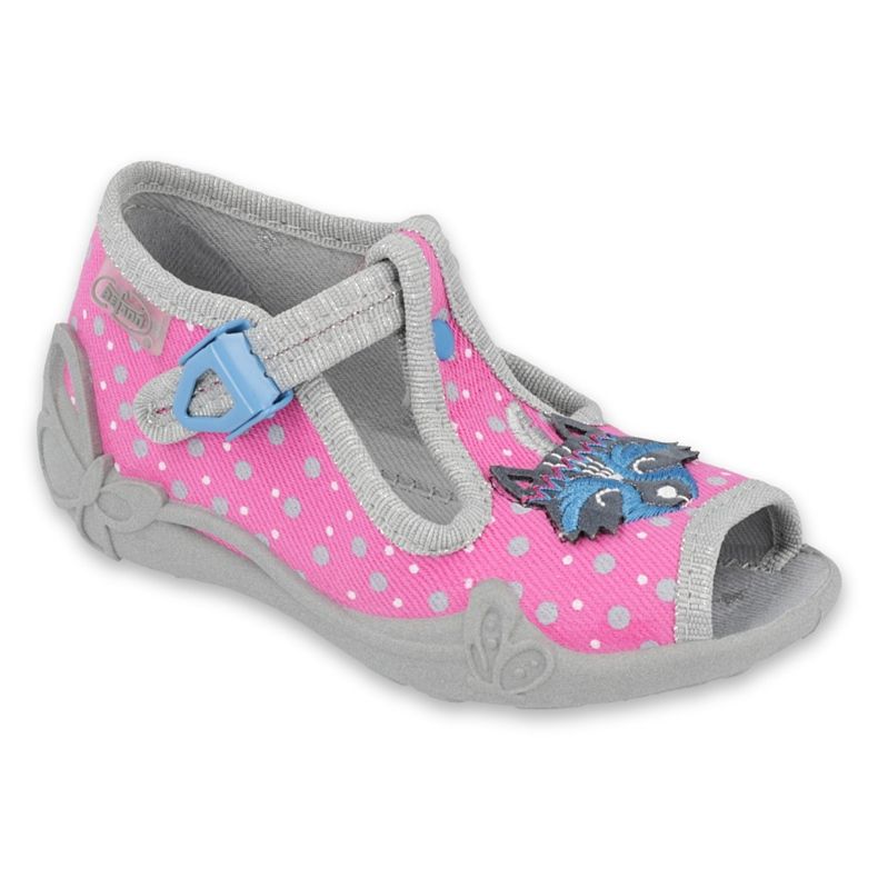 Befado children's shoes 213P124 pink grey Befado children's shoes 213P124 pink grey