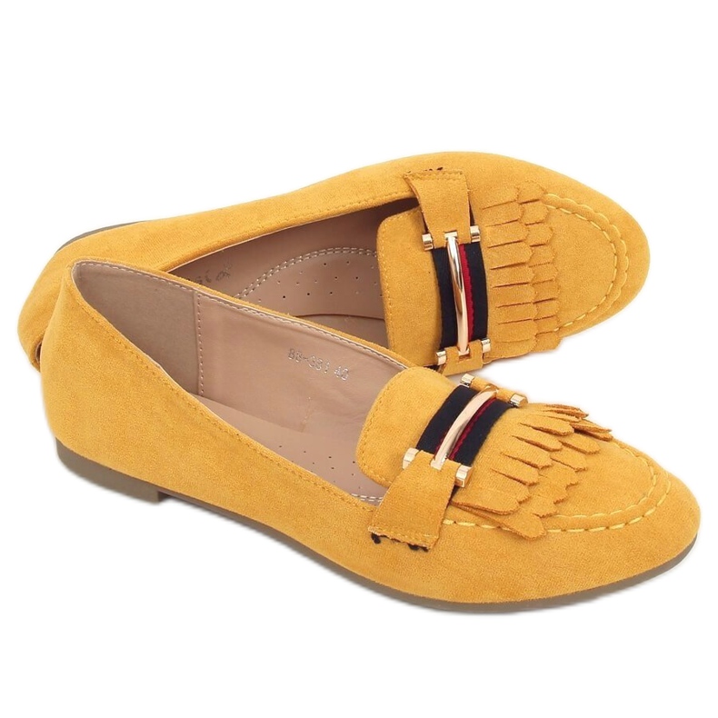 Women's loafers honey 88-381 Yellow Women's loafers honey 88-381 Yellow