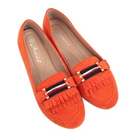 Orange women's loafers 88-381 Orange Orange women's loafers 88-381 Orange