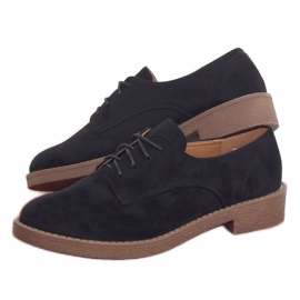 Black TU146 Black laced loafers