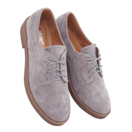 Gray Lace-up loafers TU146 Gray grey
