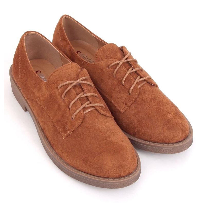 Camel TU146 Camel laced loafers brown multicolored