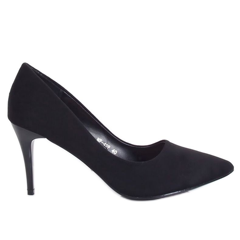 Pumps on a comfortable heel black NF-49P Black
