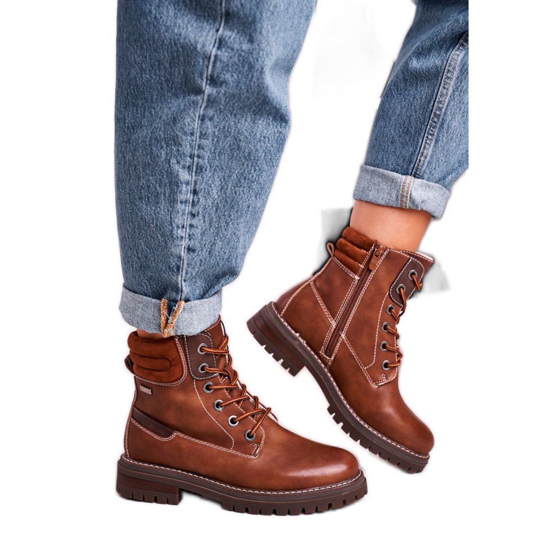 Women's Brown Warm Workers Trappers Timber