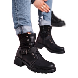 Women's Black Strong Warm Boots Workers