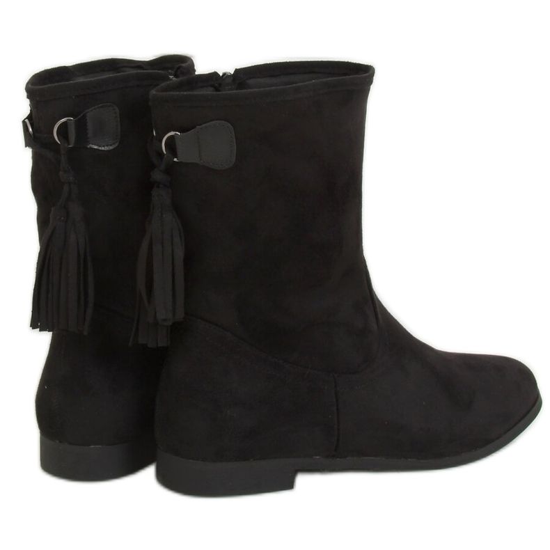 Black boots for women J19-97 Black Ii Quality