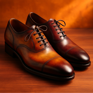 Patinating shoes - the art of unique color