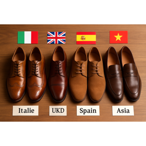 Men's shoes - differences between countries of production (Italy, UK, Spain, Asia)
