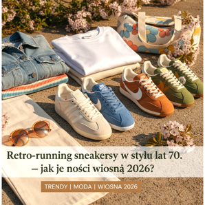 Retro sneakers in the style of the 70s - how to wear them in spring 2026?