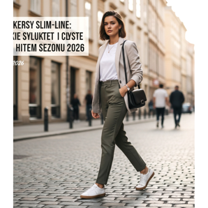 Slim-line sneakers - narrow silhouettes and clean lines are the hit of the 2026 season