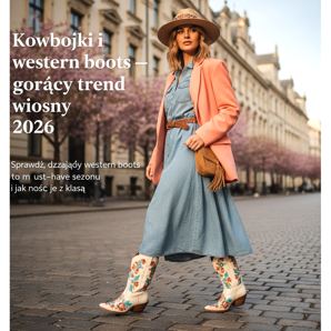 Cowboy boots and western boots - a hot trend for spring 2026