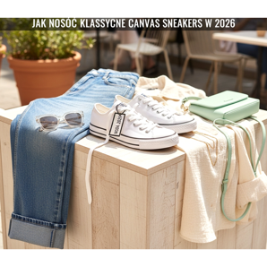 Women's sneakers - how to wear classic canvas sneakers in 2026