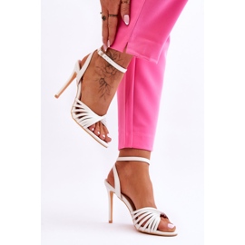 Women's High Heel Sandals White My Darling 2