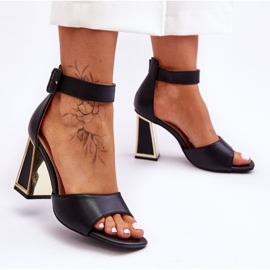 PS1 Elegant High Heel Sandals Black Sorel 2