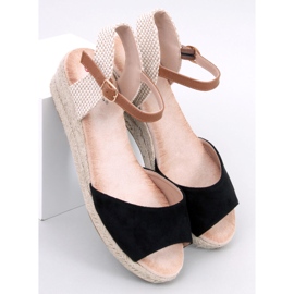 Wedge sandals from Eakes Black 1