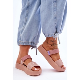 ZAXY Vegan Velcro Slippers HH285284 Nude pink 1