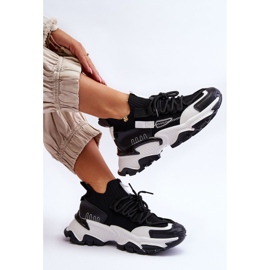 PS1 Women's Slip-on Sock Sneakers Black Keaton 1