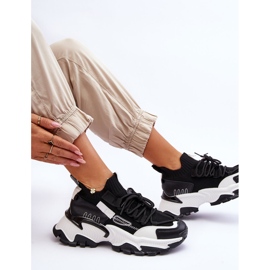 PS1 Women's Slip-on Sock Sneakers Black Keaton 2