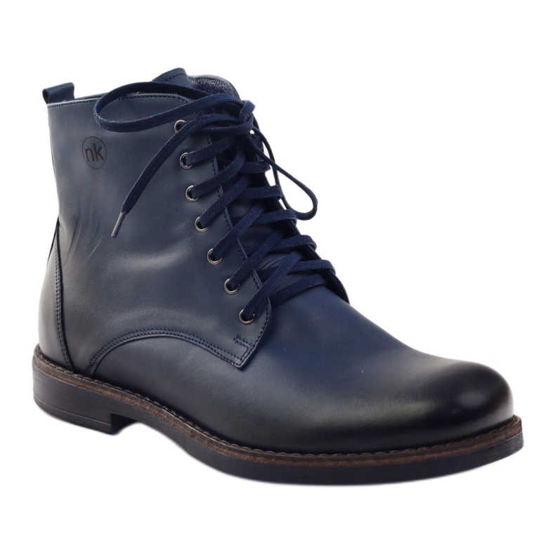 Boots with a zipper Nikopol 660 navy blue 1
