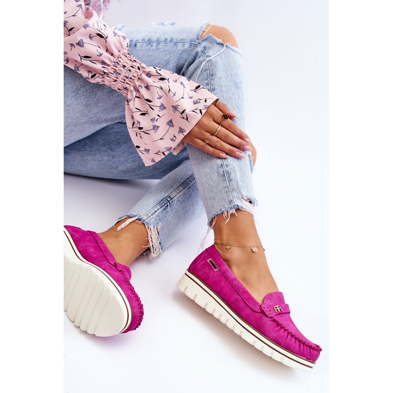 PS1 Women's Loafers On The Platform Fuchsia Mirren pink 1