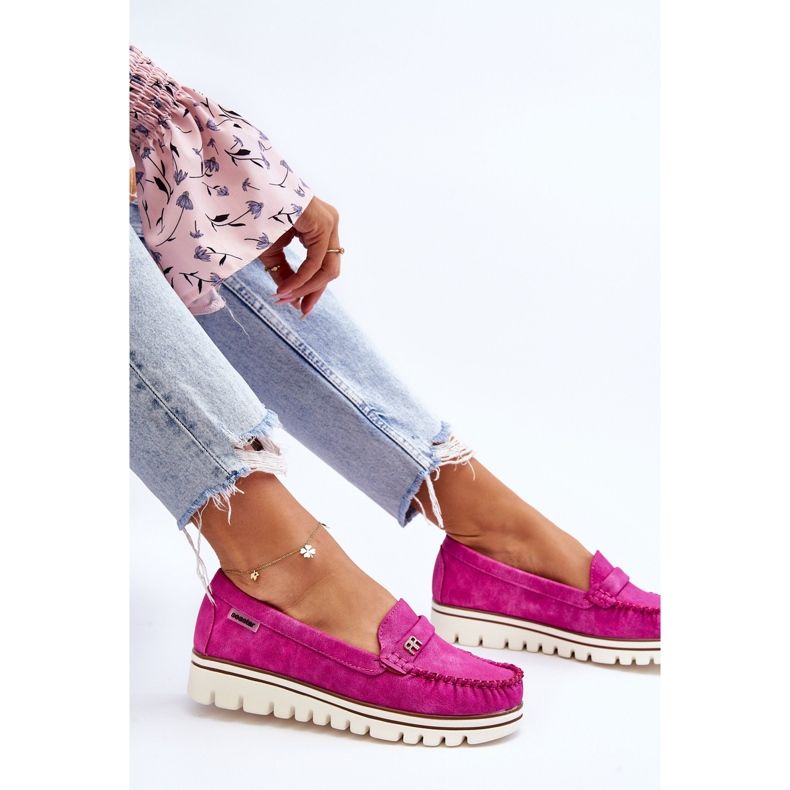 PS1 Women's Loafers On The Platform Fuchsia Mirren pink 2