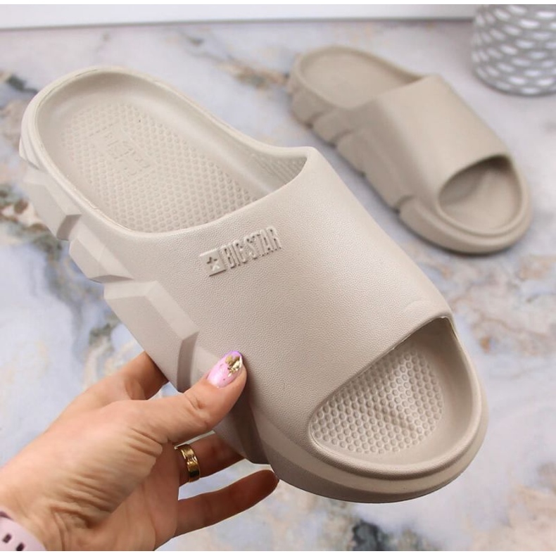 Big Star Slippers W LL274593 INT1882 beige 1