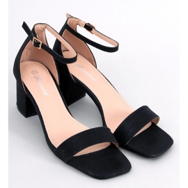 Meghan Black heeled sandals 1