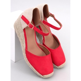 Platten Red wedge espadrilles 1