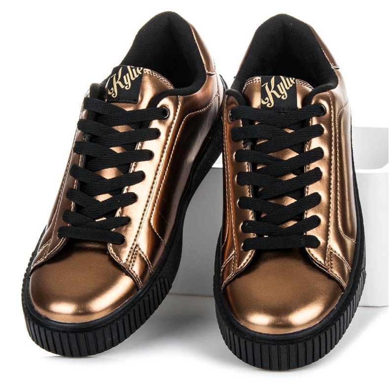 Kylie Sneakers On The Platform yellow 1