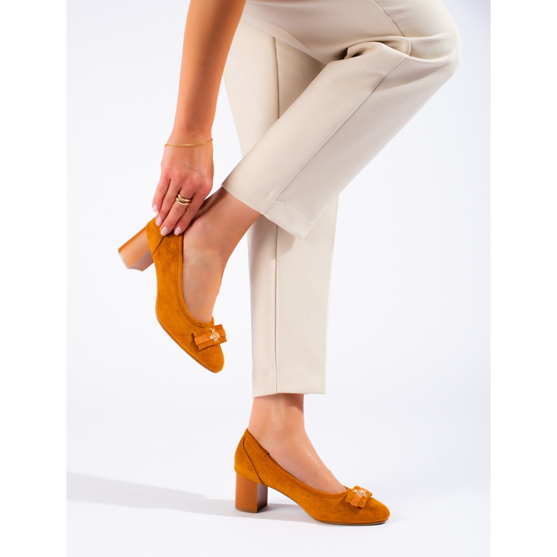 Women's Camel Shelovet Pumps brown 1