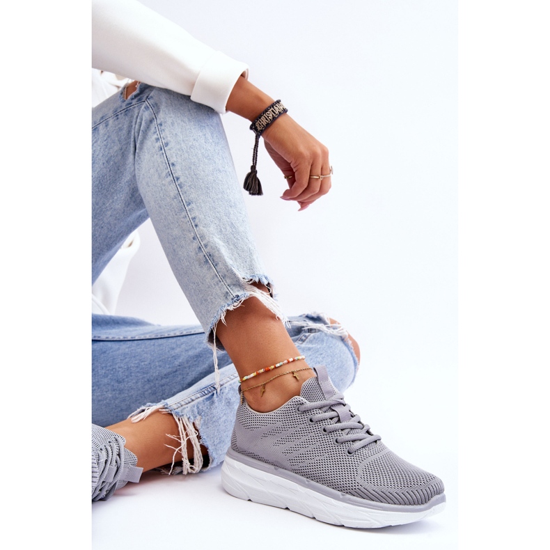 WR1 Women's Lace-up Sports Shoes Gray Lavarone grey 1 WR1 Women's Lace-up Sports Shoes Gray Lavarone grey 1