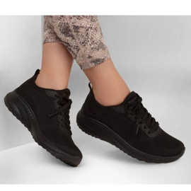 Skechers Memory Foam Bobs Squad Chaos Shoes W 117209 Bbk black 1