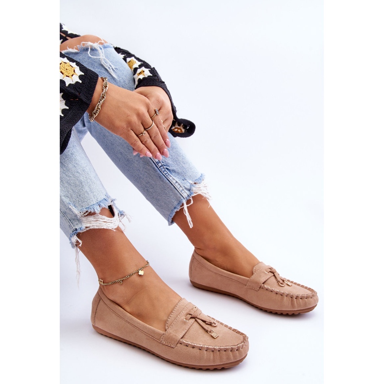 PS1 Classic Dark Beige Suede Loafers Good Time 1